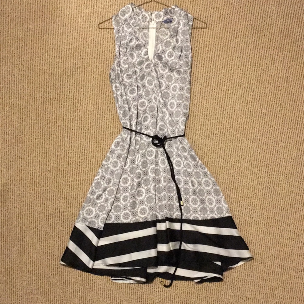 Black and white dress